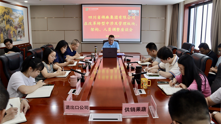 集團(tuán)公司召開(kāi)在改革轉(zhuǎn)型中涉及管理板塊、架構(gòu)、人員調(diào)整座談會(huì)